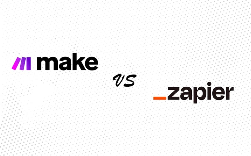 Image de couverture pour Make vs Zapier 2025 : quelle plateforme d’automatisation choisir pour ton entreprise ?