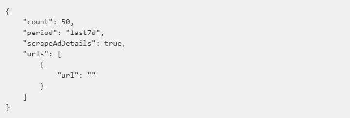Structure simple JSON