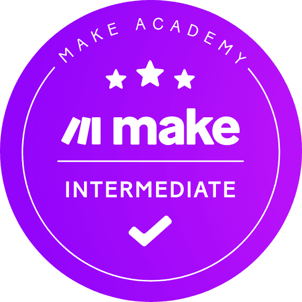 Badge de certification Make Intermediate