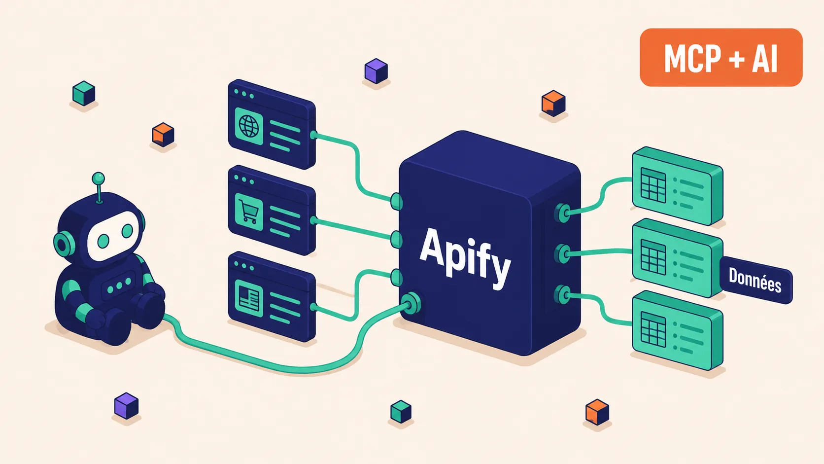 Image de couverture pour Apify MCP et Apify AI : brancher la donnée du web directement sur ton IA