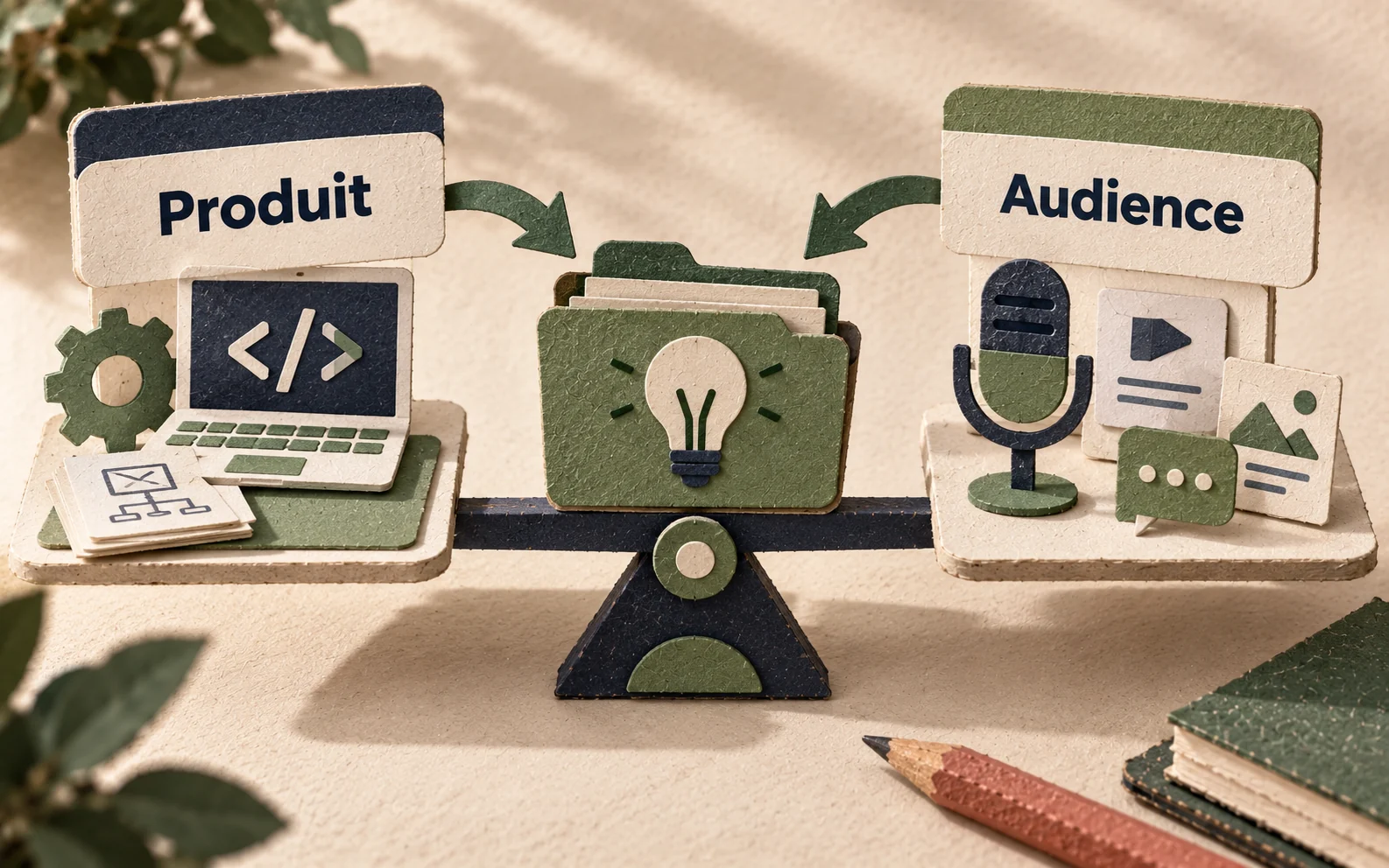 Le travail sur le produit et la distribution rejoignent un projet commun.
