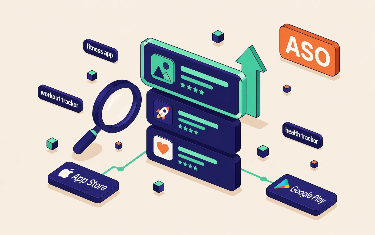 Image de couverture pour ASO en 2026 : le guide complet pour rendre ton application mobile visible sur l'App Store et Google Play
