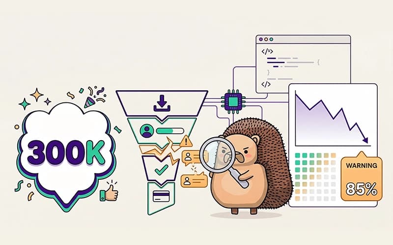 Image de couverture pour Build in Public #12 : J'ai branché PostHog sur mon App. L'audit de la vérité.