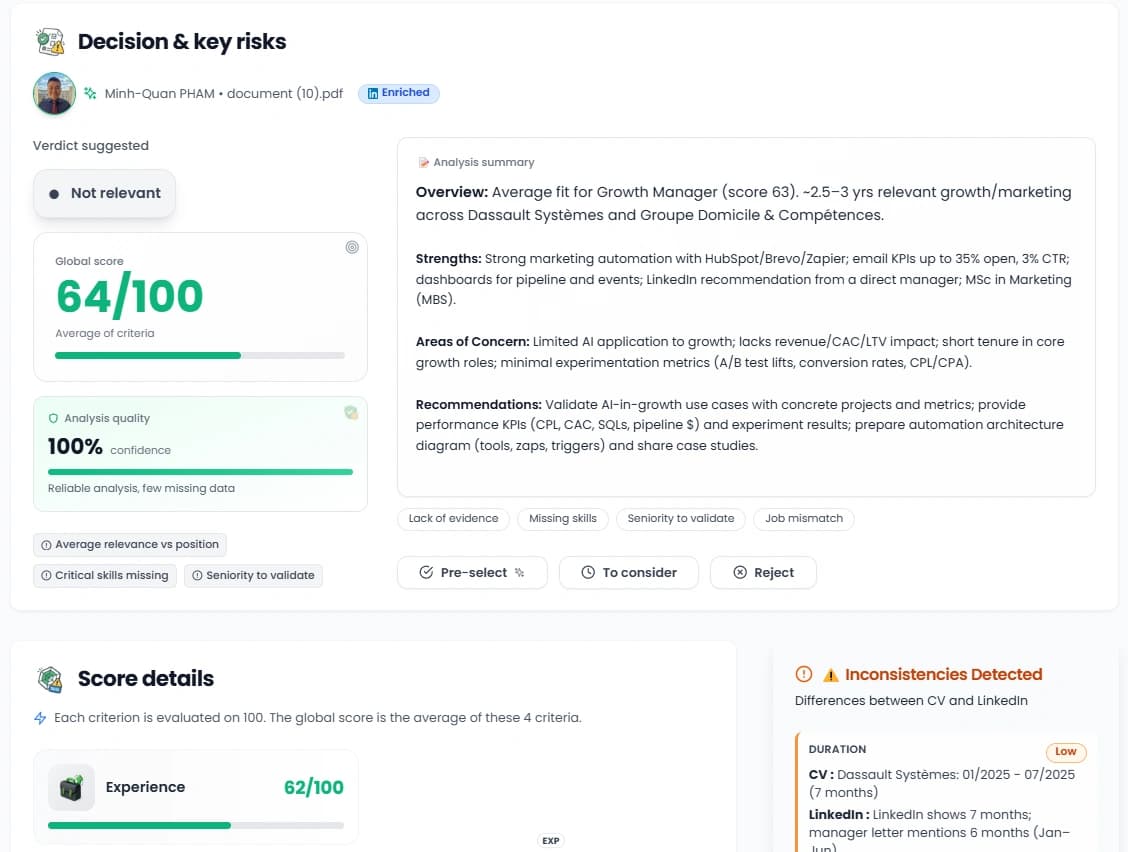 Interface de création de compte n8n Les 6 noeuds n8n en question