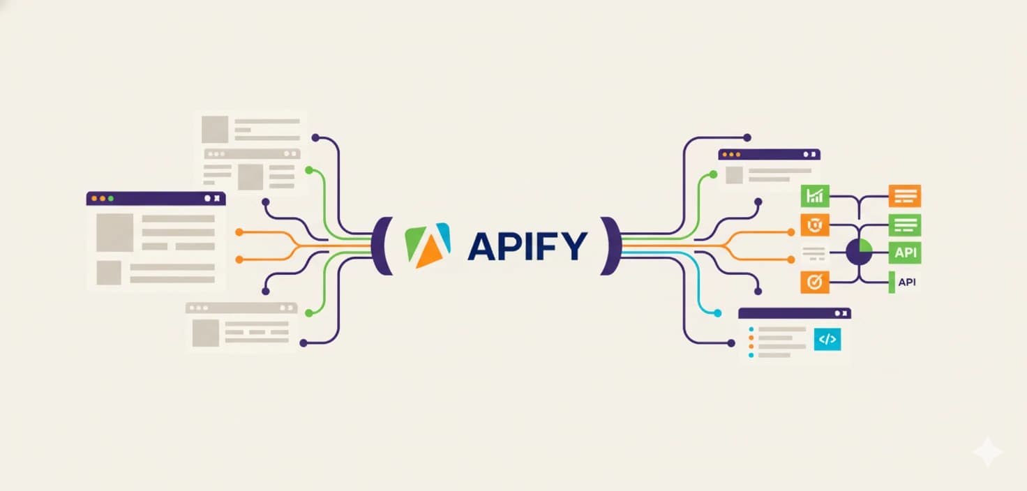 Image de couverture pour Apify : Le Guide Ultime 2026 pour transformer le Web en Base de Données (Scraping & Automatisation)