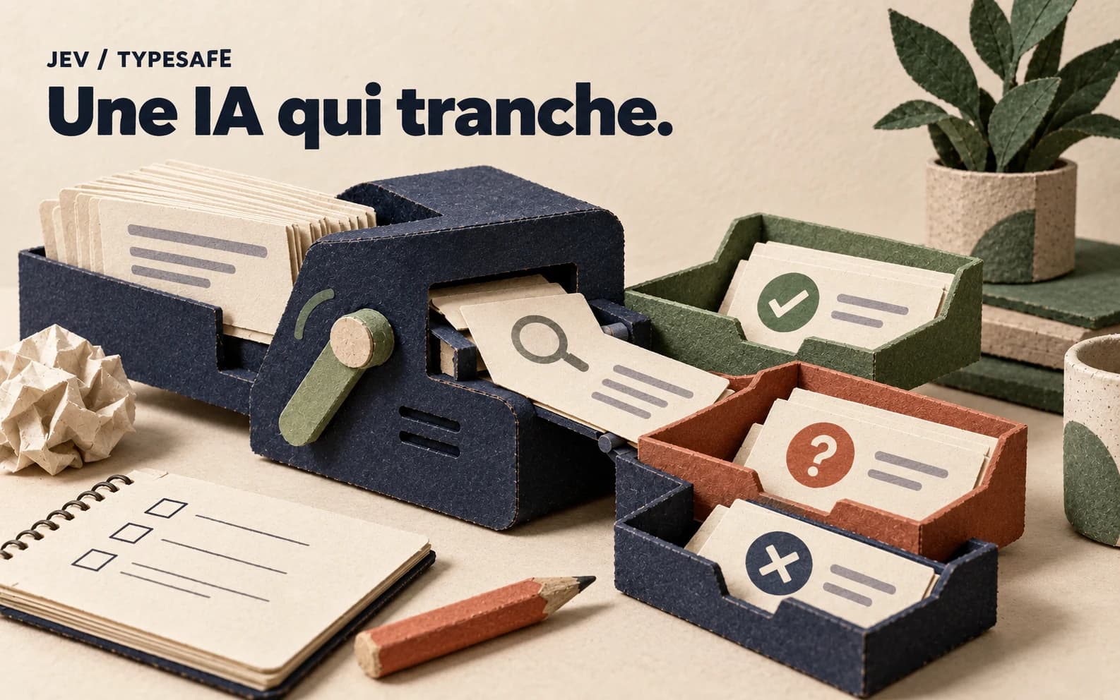 Image de couverture pour Jev (TypeSafe) : l'IA qui prend des décisions, testée sur le SEO e-commerce