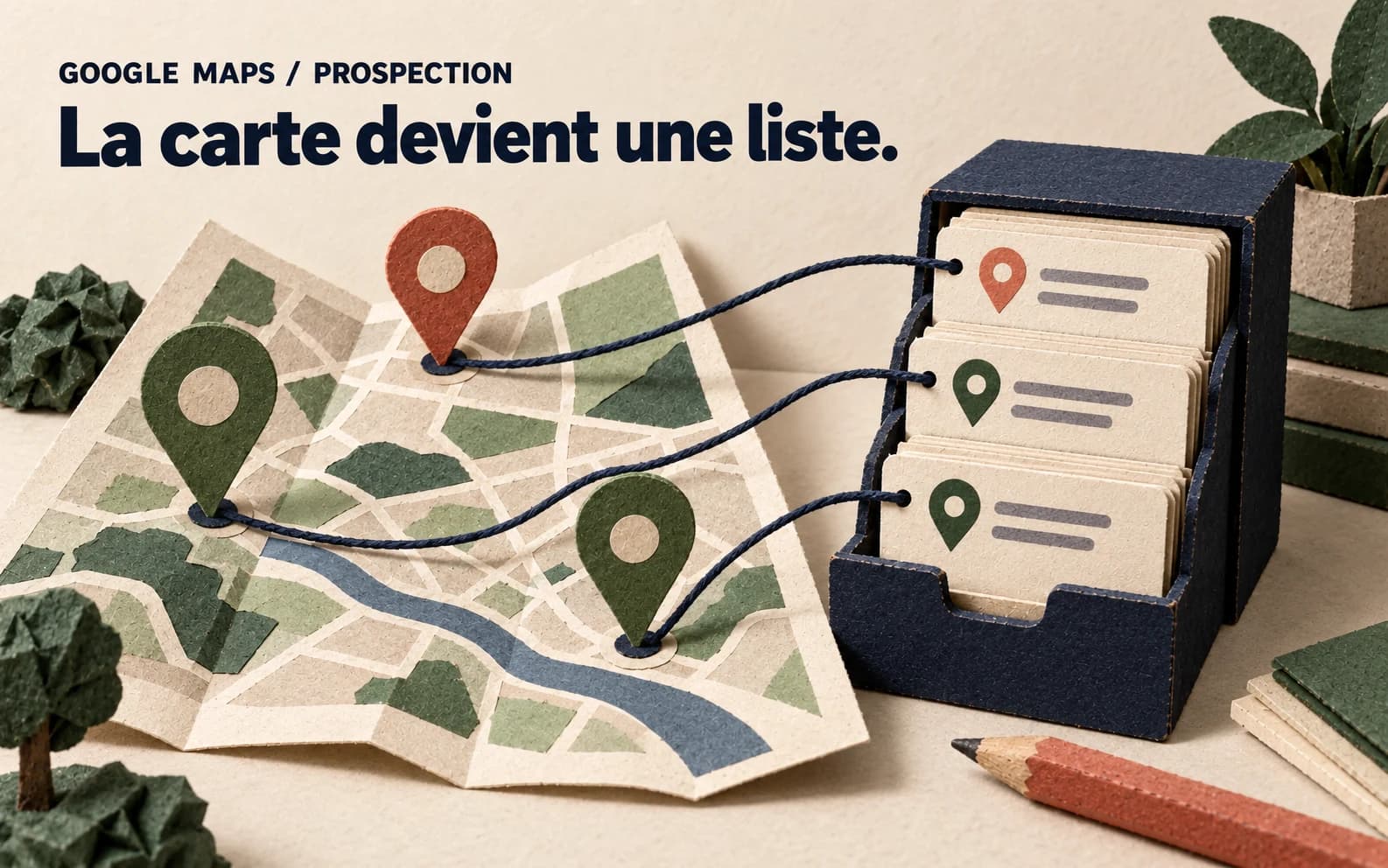 Illustration de l’article : Scraper Google Maps sans coder : le tuto complet 2026 (Excel, emails, avis)