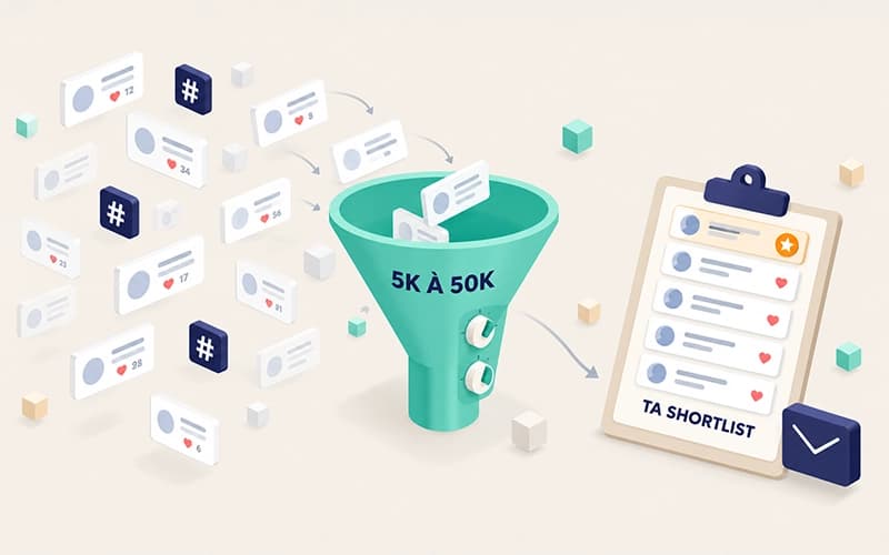 Image de couverture pour Trouver des influenceurs sans abonnement : la méthode à quelques dollars (Instagram et TikTok)