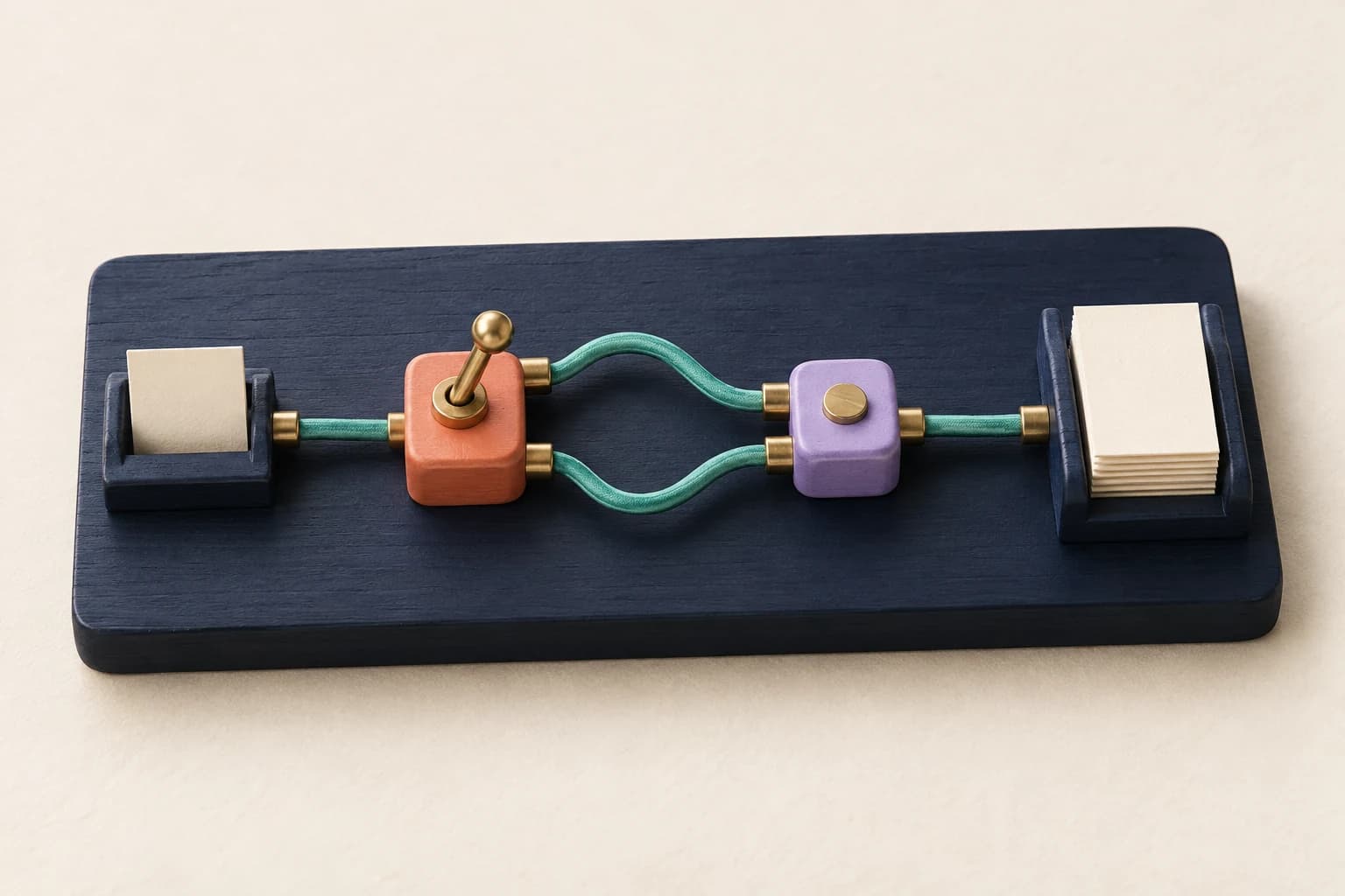 Le tableau de connexions miniature de n8n.